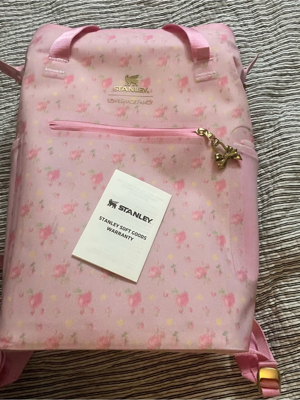 Stanley Pink Floral Cooler Backpack -